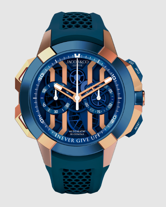 Jacob & Co Replica watch epic x chrono gold never give up EC430.43.AG.AA.ABRUA